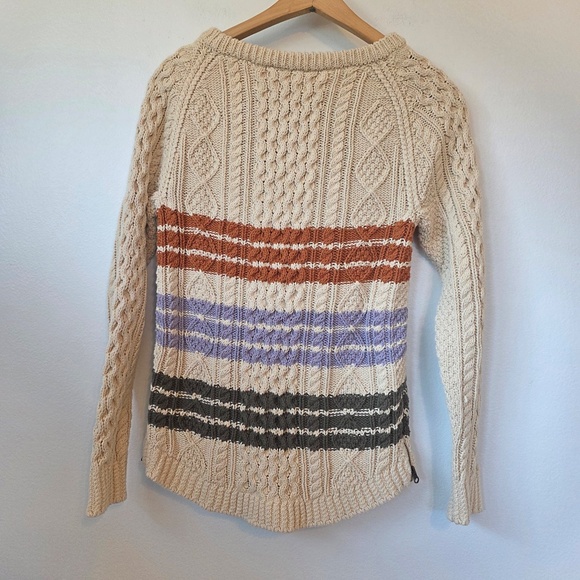 LL Bean Women's Signature Cotton Fisherman Tunic Sweater - XXS - Picture 5 of 8